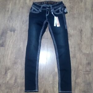Rock Revival Black Skinny Jeans